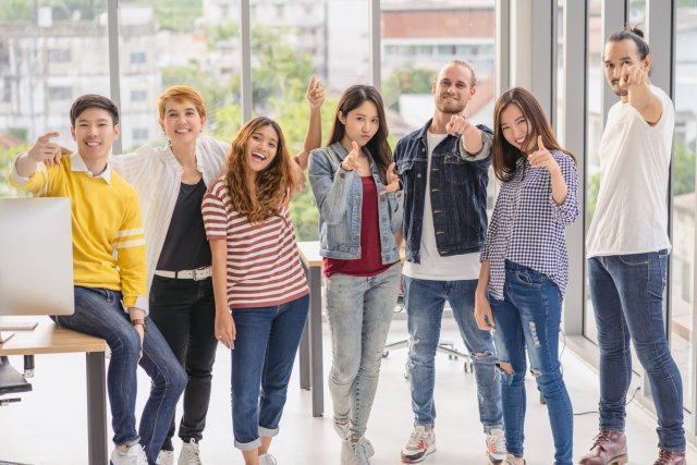 Content international students enjoying their English course experience at the best language center in Malaysia