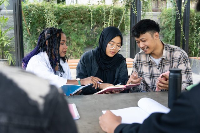 Learning and Laughing-International students enjoying their time while mastering English at Malaysia's best language center