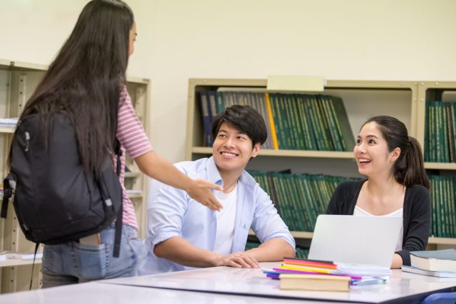 A group of international students the Malaysian Language Centre.